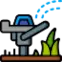 lawn sprinkler service box image icon