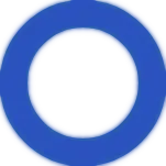blue circular ring image for design