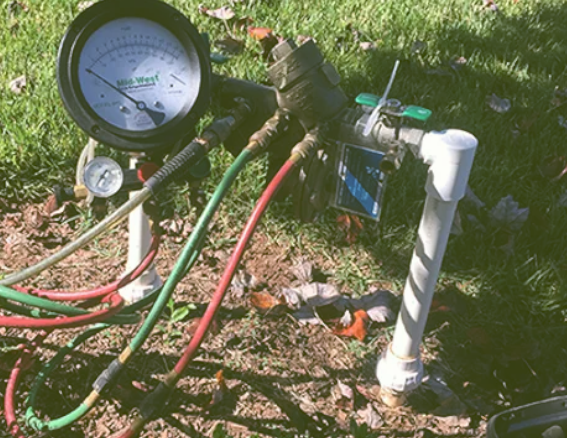 Sprinkler system Backflow Testing image